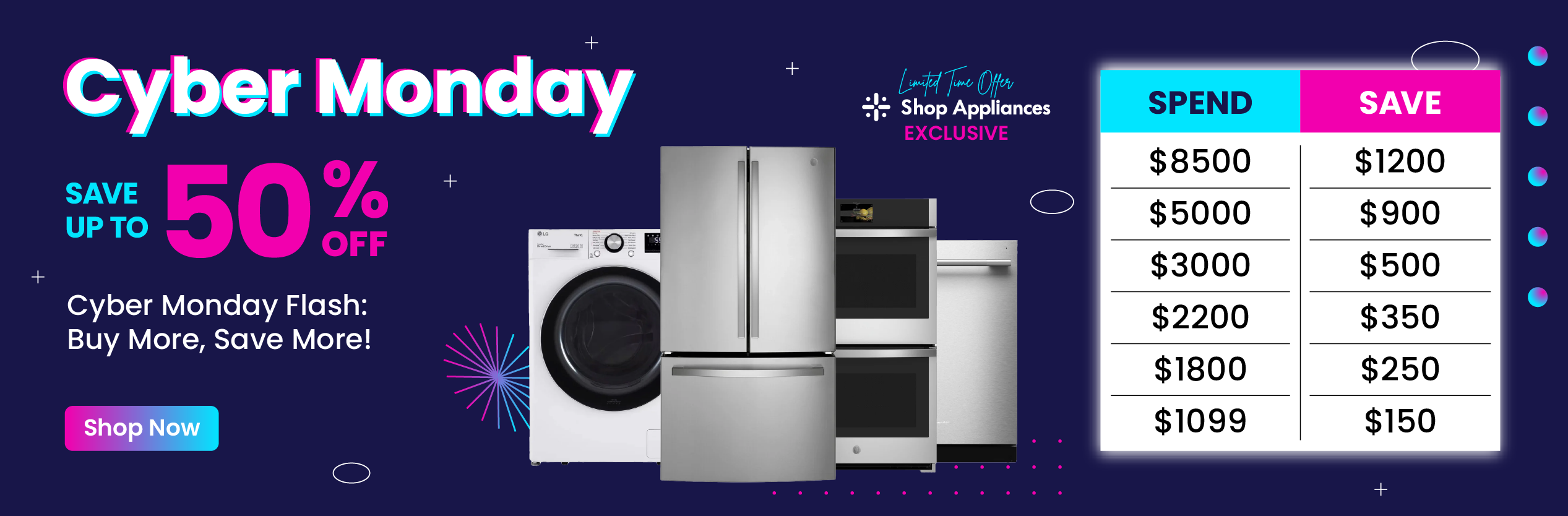 Cyber Monday - Cyber Monday savings - Buy More, Save More!